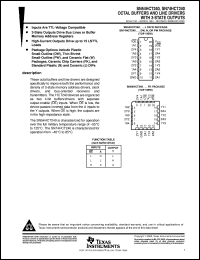 JM38510/65753BRA datasheet:  OCTAL BUFFERS AND LINE DRIVERS CMOS LOGIC WITH 3-STATE OUTPUTS JM38510/65753BRA