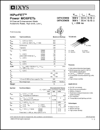 IXFK35N50 datasheet: 500V HiPerFET power MOSFET IXFK35N50