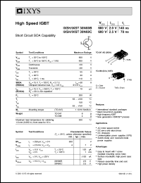 IXST30N60C datasheet: 600V high speed IGBT IXST30N60C