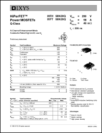 IXFT58N20Q datasheet: 200V HiPerFET power MOSFET Q-class IXFT58N20Q