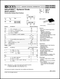 DSEC59-06BC datasheet: 1200V HiPerFRED epitaxial diode DSEC59-06BC