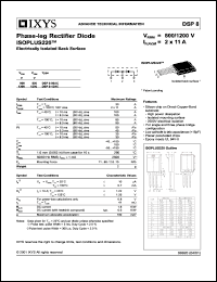 DSP8-12AC datasheet: 1200V phase-leg rectifier diode DSP8-12AC