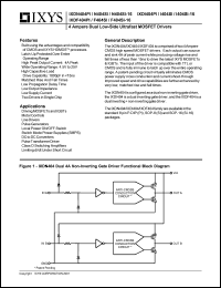 IXDI404PI datasheet: 4Amp dual low-side ultrafast MOSFET driver IXDI404PI