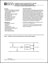 IXDN414PI datasheet: 14Amp low-side ultrafast MOSFET driver IXDN414PI