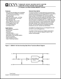 IXDI414PI datasheet: 14Amp low-side ultrafast MOSFET driver IXDI414PI