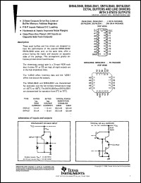 JM38510/32404BRA datasheet:  OCTAL BUFFERS AND LINE DRIVERS WITH 3-STATE OUTPUTS JM38510/32404BRA