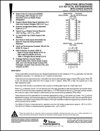 SNJ54LVTH240W datasheet:  3.3-V ABT OCTAL BUFFERS/DRIVERS WITH 3-STATE OUTPUTS SNJ54LVTH240W