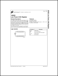 100353FM-MLS datasheet: Low Power 8-Bit Latch 100353FM-MLS