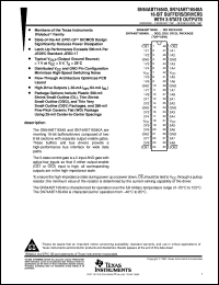 SN74ABT16540ADLR datasheet:  16-BIT BUFFERS/DRIVERS WITH 3-STATE OUTPUTS SN74ABT16540ADLR