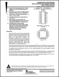 SN74ABT2240ADBR datasheet:  OCTAL BUFFERS AND LINE/MOS DRIVERS WITH 3-STATE OUTPUTS SN74ABT2240ADBR