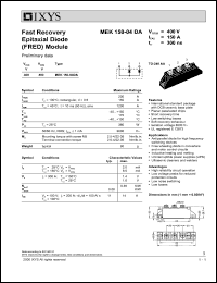 VUI9-06N7 datasheet: 600V rectifier module for power factor correction VUI9-06N7