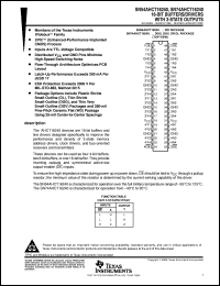 SN74AHCT16240DGGR datasheet:  16-BIT BUFFERS/DRIVERS WITH 3-STATE OUTPUTS SN74AHCT16240DGGR