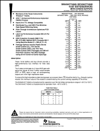 SN74AHCT16540DGVR datasheet:  16-BIT BUFFERS/DRIVERS WITH 3-STATE OUTPUTS SN74AHCT16540DGVR