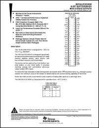 SN74ALVCH16240DL datasheet:  16-BIT BUFFER/DRIVER WITH 3-STATE OUTPUTS SN74ALVCH16240DL