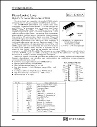 IN74HC4046AN datasheet: Phase-locked loop, high-performance silicon-gate CMOS IN74HC4046AN