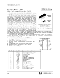 IN74HC4046AD datasheet: Phase-locked loop, high-performance silicon-gate CMOS IN74HC4046AD