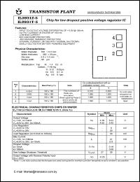 IL2931Z-5 datasheet: Chip for low dropout positive voltage regulator IC IL2931Z-5