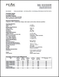 P8SG-1212EH30M datasheet: Input voltage:12V, output voltage 12V (125mA), 3KV isolated 1.5W regulated single output P8SG-1212EH30M