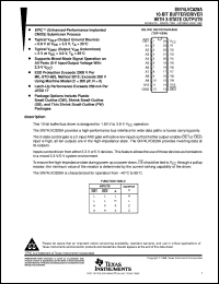 SN74LVC828ADBLE datasheet:  10-BIT BUFFER/DRIVER WITH 3-STATE OUTPUTS SN74LVC828ADBLE