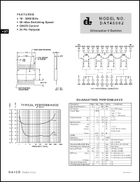 DAT48062 datasheet: 10-2000MHz 4 section attenuator DAT48062