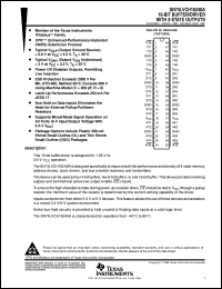 SN74LVCH16240ADGGR datasheet:  16-BIT BUFFER/DRIVER WITH 3-STATE OUTPUTS SN74LVCH16240ADGGR