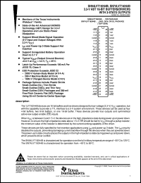 SN74LVT16244BDGGR datasheet:  3.3-V ABT 16-BIT BUFFERS/DRIVERS WITH 3-STATE OUTPUTS SN74LVT16244BDGGR