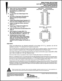 SN74LVTH540DW datasheet:  3.3V ABT OCTAL BUFFERS/DRIVERS WITH 3-STATE OUTPUTS SN74LVTH540DW