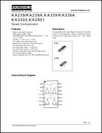 KA3302D datasheet: Quad comparator KA3302D