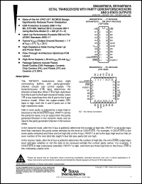 SN74ABT657ADBR datasheet:  OCTAL TRANSCEIVERS WITH PARITY GENERATORS/CHECKERS AND 3-STATE OUTPUTS SN74ABT657ADBR