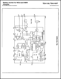 TEA1100 datasheet: Battery monitor for NiCd and NiMH chargers TEA1100