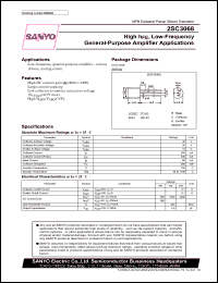 2SC3068 datasheet: NPN transistor for low-frequency general-purpose amplifier applications 2SC3068