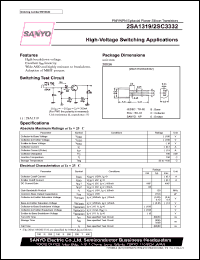 2SA1319 datasheet: PNP transistor for high-voltage switching applications 2SA1319