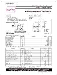 2SC3361 datasheet: NPN transistor for high-speed switching applications 2SC3361