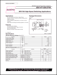 2SA1471 datasheet: PNP transistor 60V/10A for high-speed switching applications 2SA1471