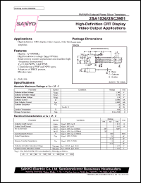 2SA1536 datasheet: PNP transistor for high-definition CRT display video output applications 2SA1536