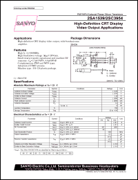 2SC3954 datasheet: NPN transistor for high-definition CRT display video output applications 2SC3954