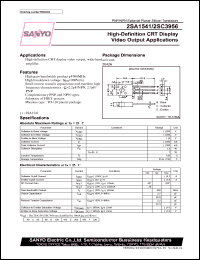 2SA1541 datasheet: PNP transistor for high-definition CRT display video output applications 2SA1541
