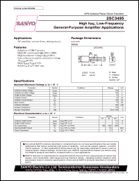 2SC3495 datasheet: NPN transistor, high hFE, for low-frequency general-purpose amplifier applications 2SC3495