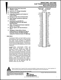 74ACT16651DLR datasheet:  16-BIT TRANSCEIVERS AND REGISTERS WITH 3-STATE OUTPUTS 74ACT16651DLR