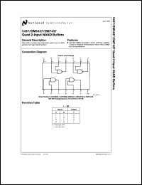 JM38510/00302BC datasheet: Quad 2-Input NAND Buffer JM38510/00302BC