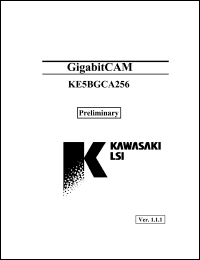 KE5BGCA256ACFP datasheet: Gigabit CAM. KE5BGCA256ACFP