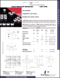 LHi778 datasheet: Dual element detector LHi778