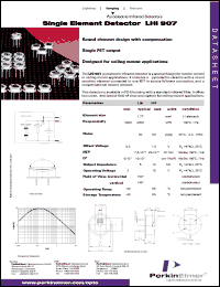 LHi907 datasheet: Single element detector LHi907