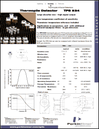 TPS534 datasheet: Thermopile detector TPS534