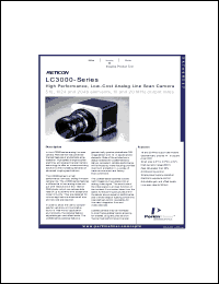 LC3012PGN-022 datasheet: Hihg performance, low-cost analog line scan camera. Resolution of 1024 pixels. Max data rate 10 MHz. LC3012PGN-022