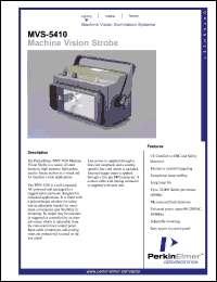 MVS5410-10 datasheet: Mashine vision strobe. Input voltage 90-230 VAC 50/60 Hz. MVS5410-10