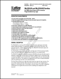 PALCE16V8Z-25JI datasheet: EE CMOS universal programmable array logic, zero power, 25ns PALCE16V8Z-25JI