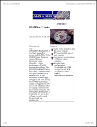 HY62256ALR2-I-55 datasheet: 32Kx8bit CMOS SRAM, standby current=100uA, 55ns HY62256ALR2-I-55