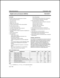 TDA1301T datasheet: Digital servo processor (DSIC2) TDA1301T