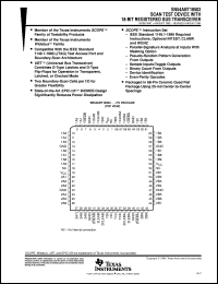 SNJ54ABT18502HV datasheet:  SCAN TEST DEVICE WITH 18-BIT REGISTERED BUS TRANSCEIVER SNJ54ABT18502HV